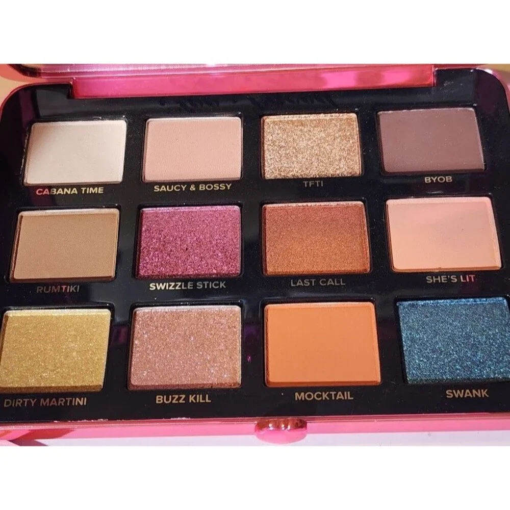 Too Faced Palm Springs Dreams Cocktail Party Eye Shadow Palette 12 Pan Shade NIB